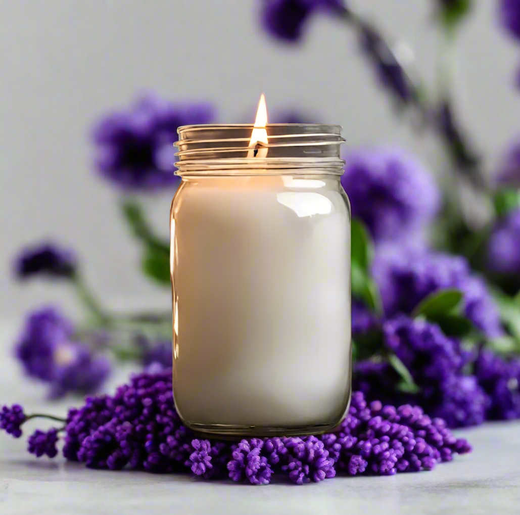 Fabulouso 16oz White Beeswax Candle